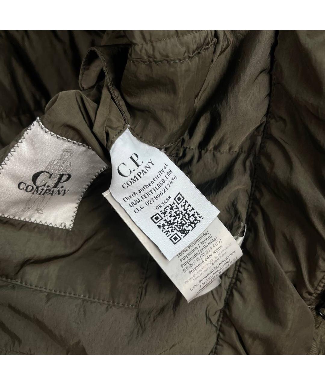 CP COMPANY Горчичный полиамидовый тренч / плащ, фото 7