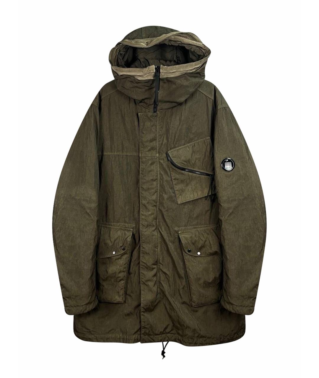 CP COMPANY Горчичный полиамидовый тренч / плащ, фото 1