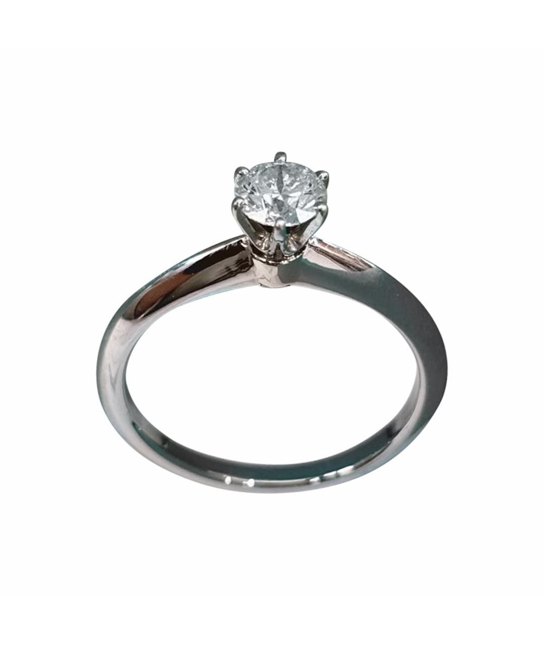 TIFFANY&CO Белое платиновое кольцо, фото 1