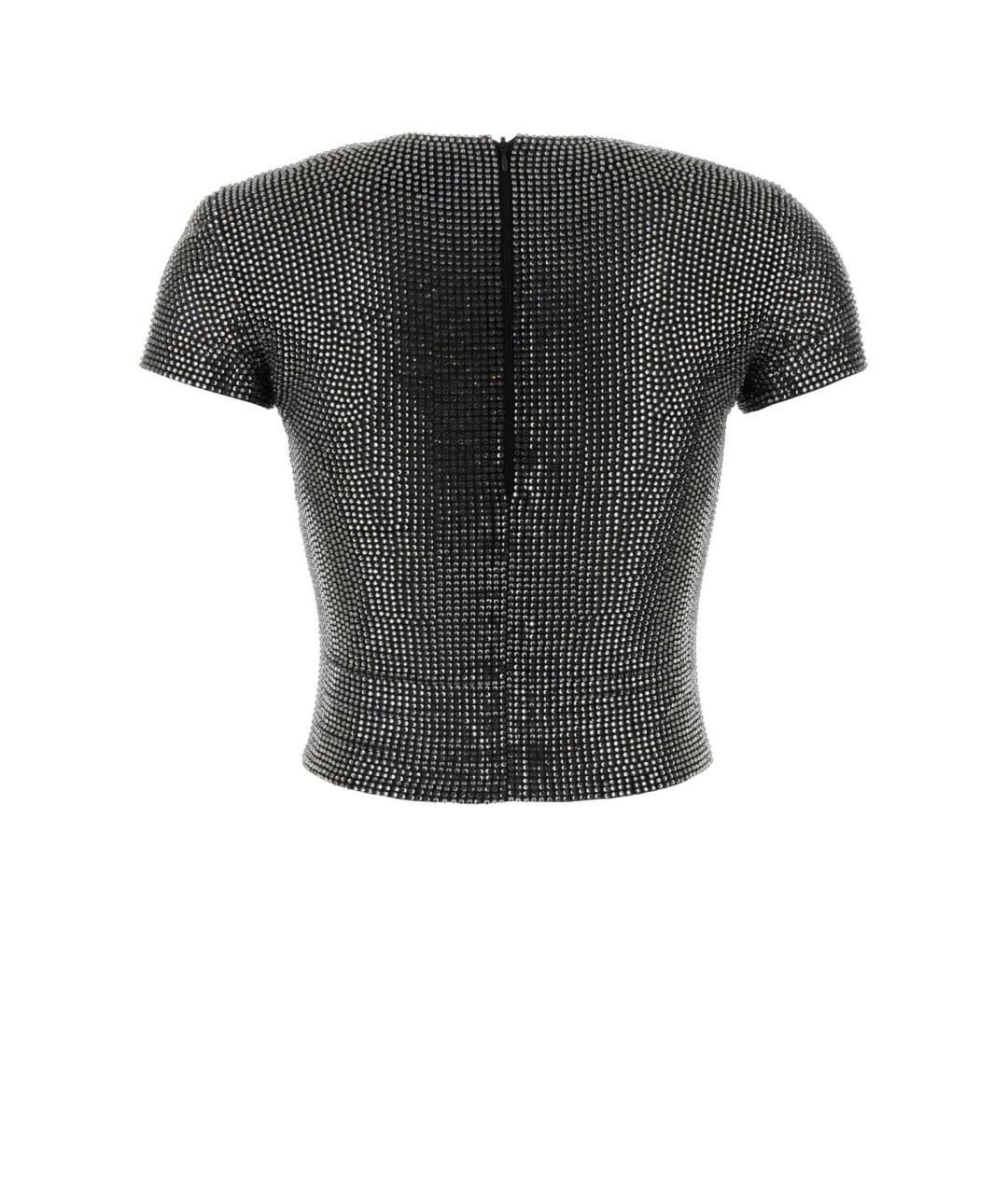 GIUSEPPE DI MORABITO Черная полиамидовая футболка, фото 2