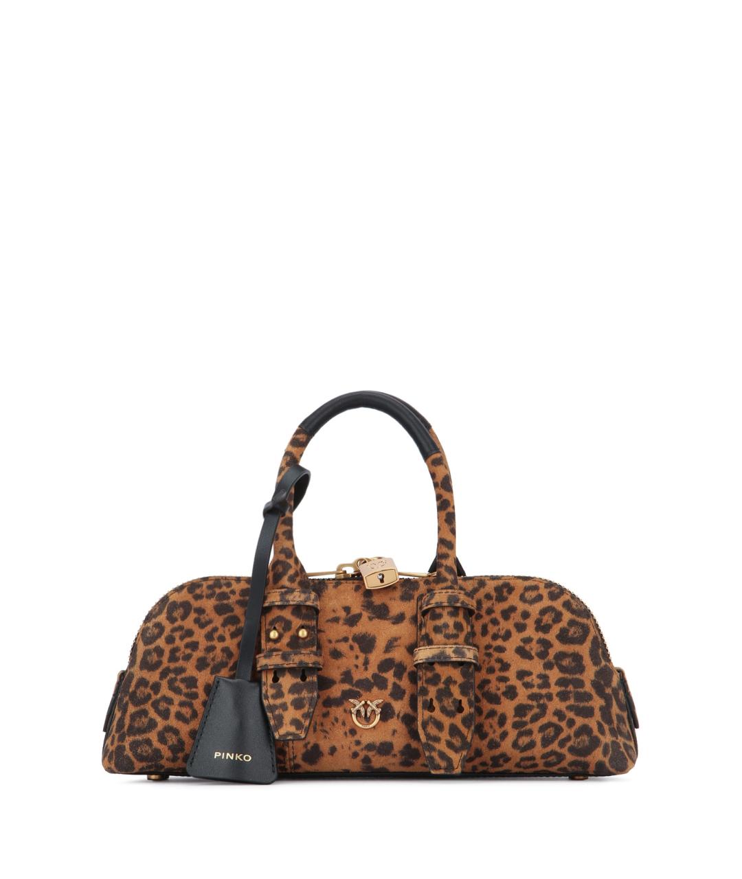 PINKO Мульти замшевая сумка с короткими ручками, фото 1