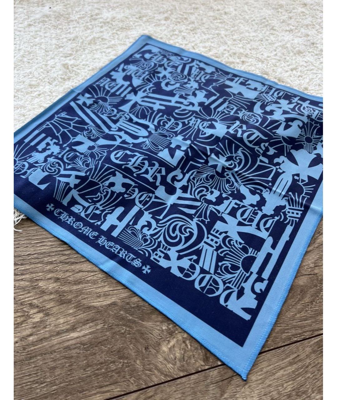 CHROME HEARTS Синий платок, фото 2