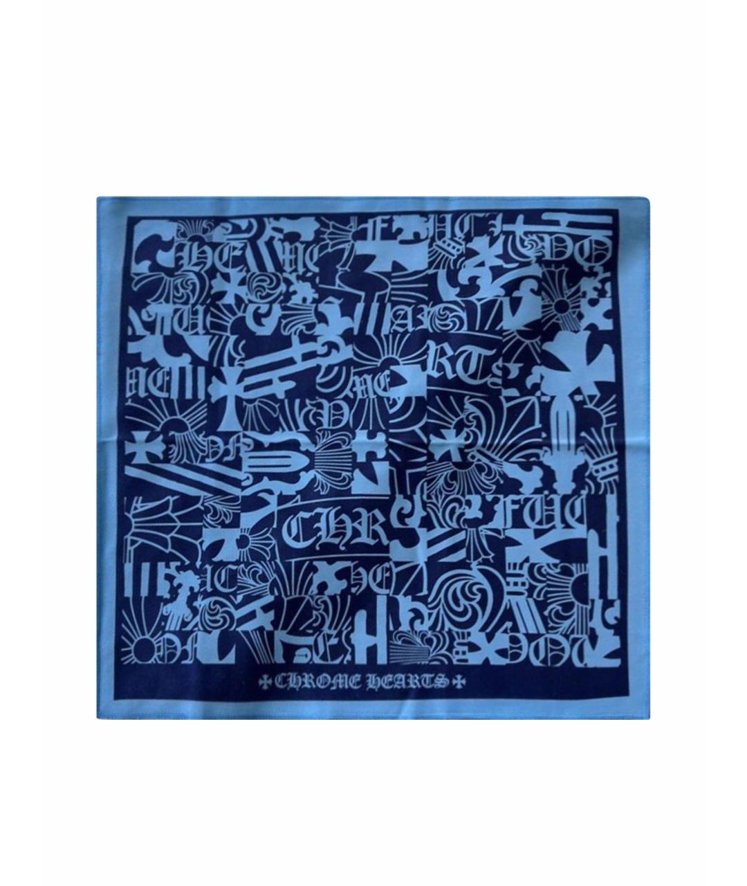 CHROME HEARTS Синий платок, фото 1
