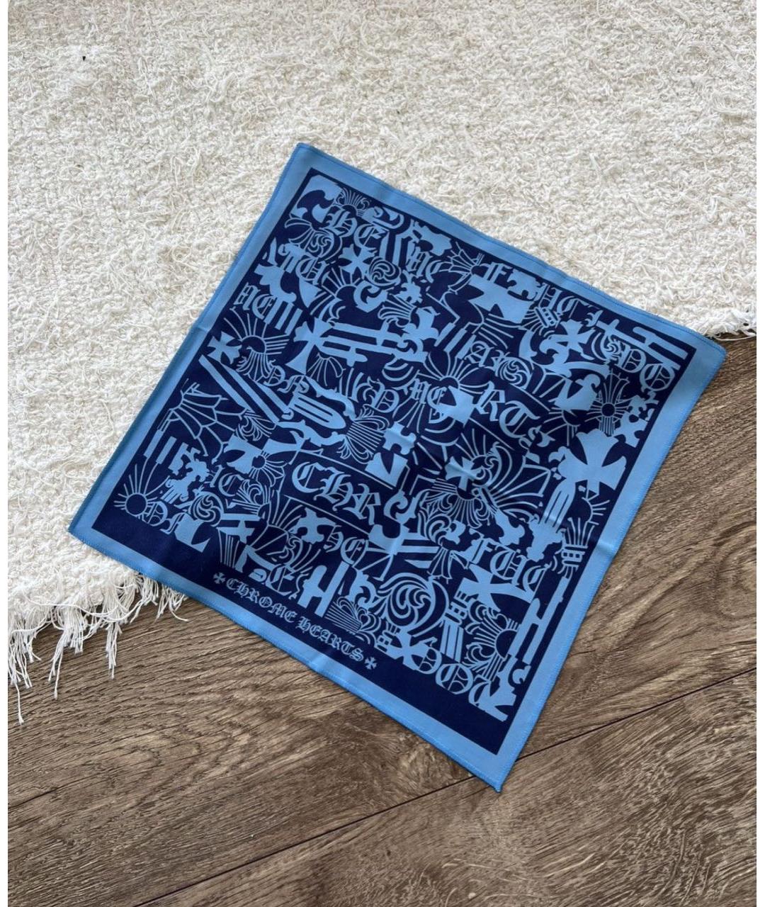 CHROME HEARTS Синий платок, фото 4