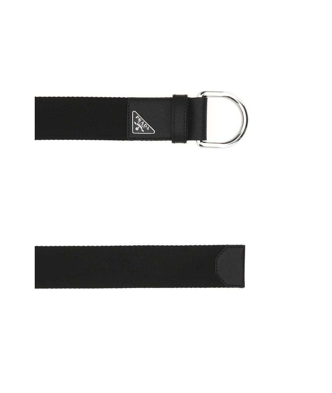 PRADA Черный ремень из искусственной кожи, фото 2