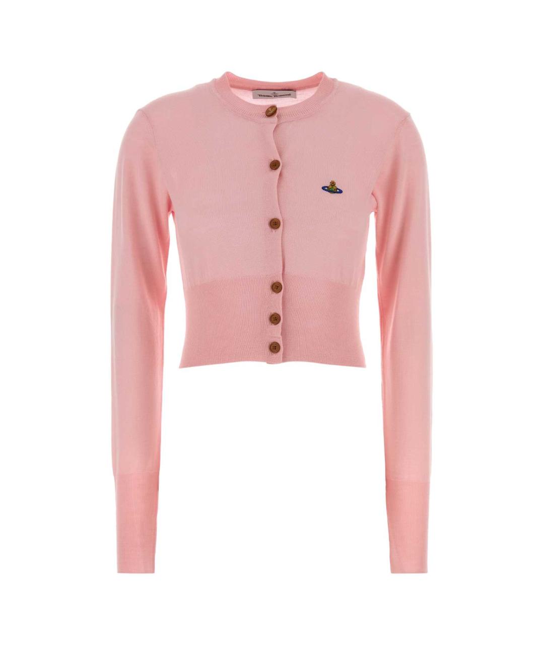 VIVIENNE WESTWOOD Розовый шерстяной кардиган, фото 1