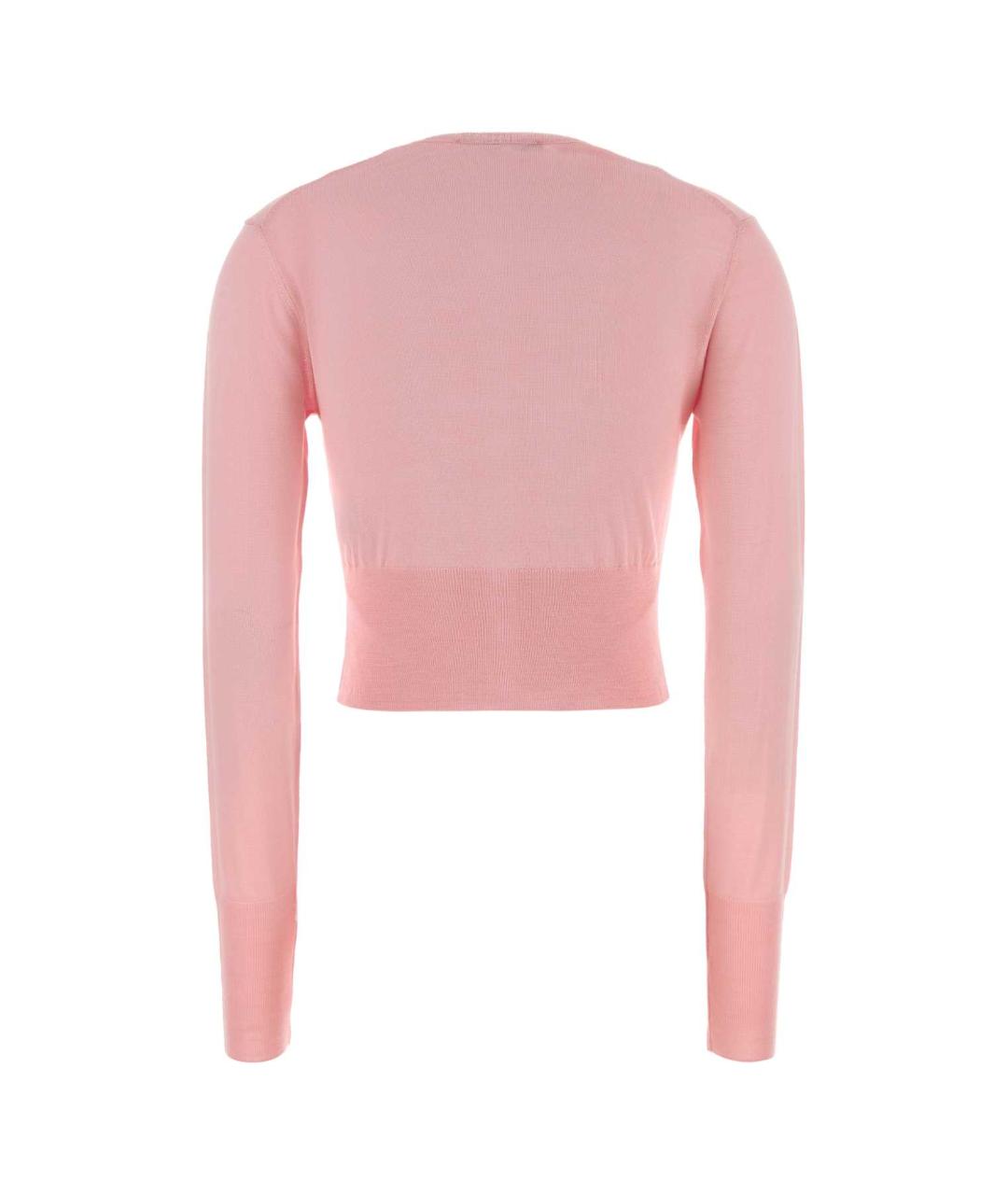 VIVIENNE WESTWOOD Розовый шерстяной кардиган, фото 2