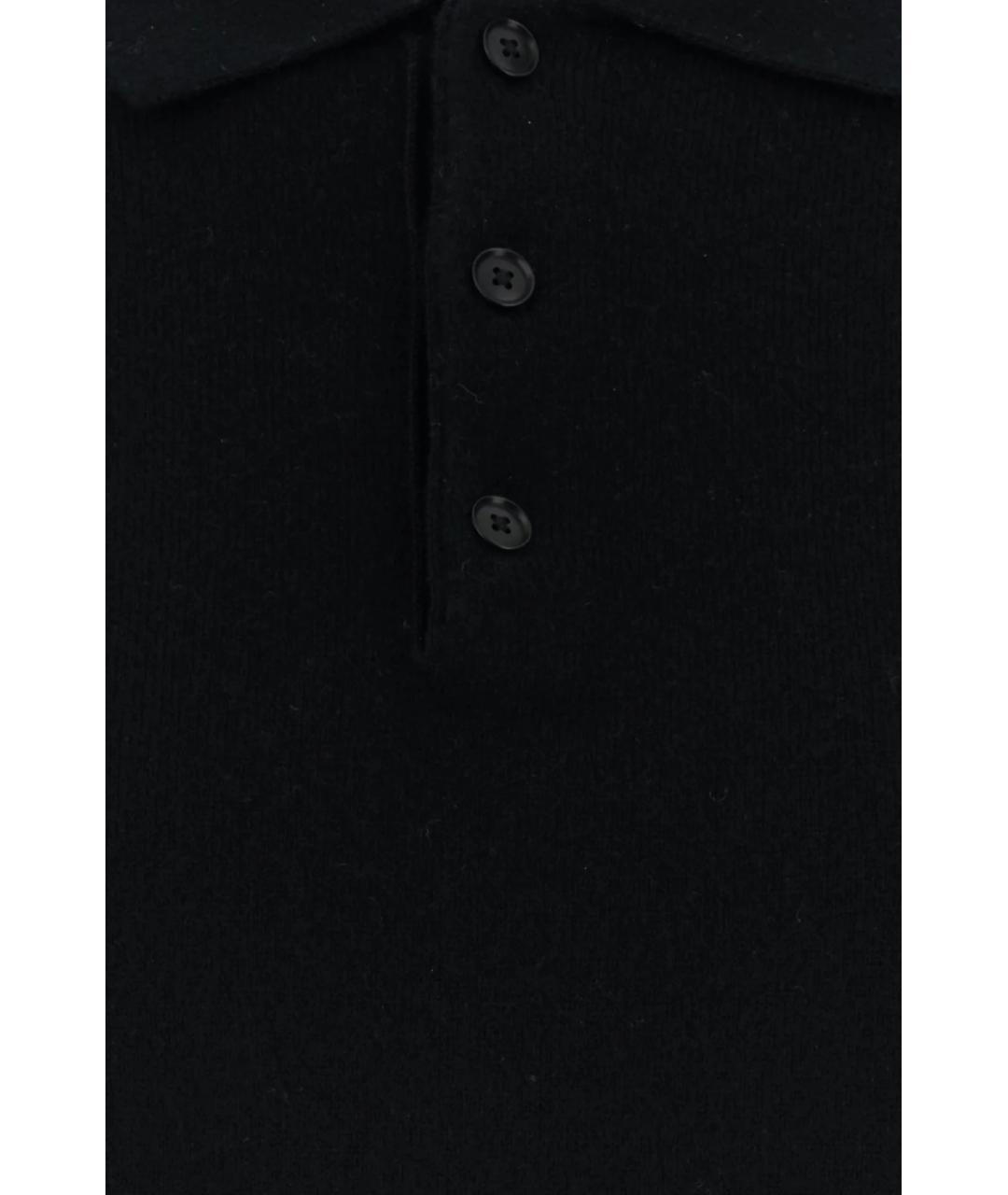 EXTREME CASHMERE Черная кашемировая футболка, фото 3