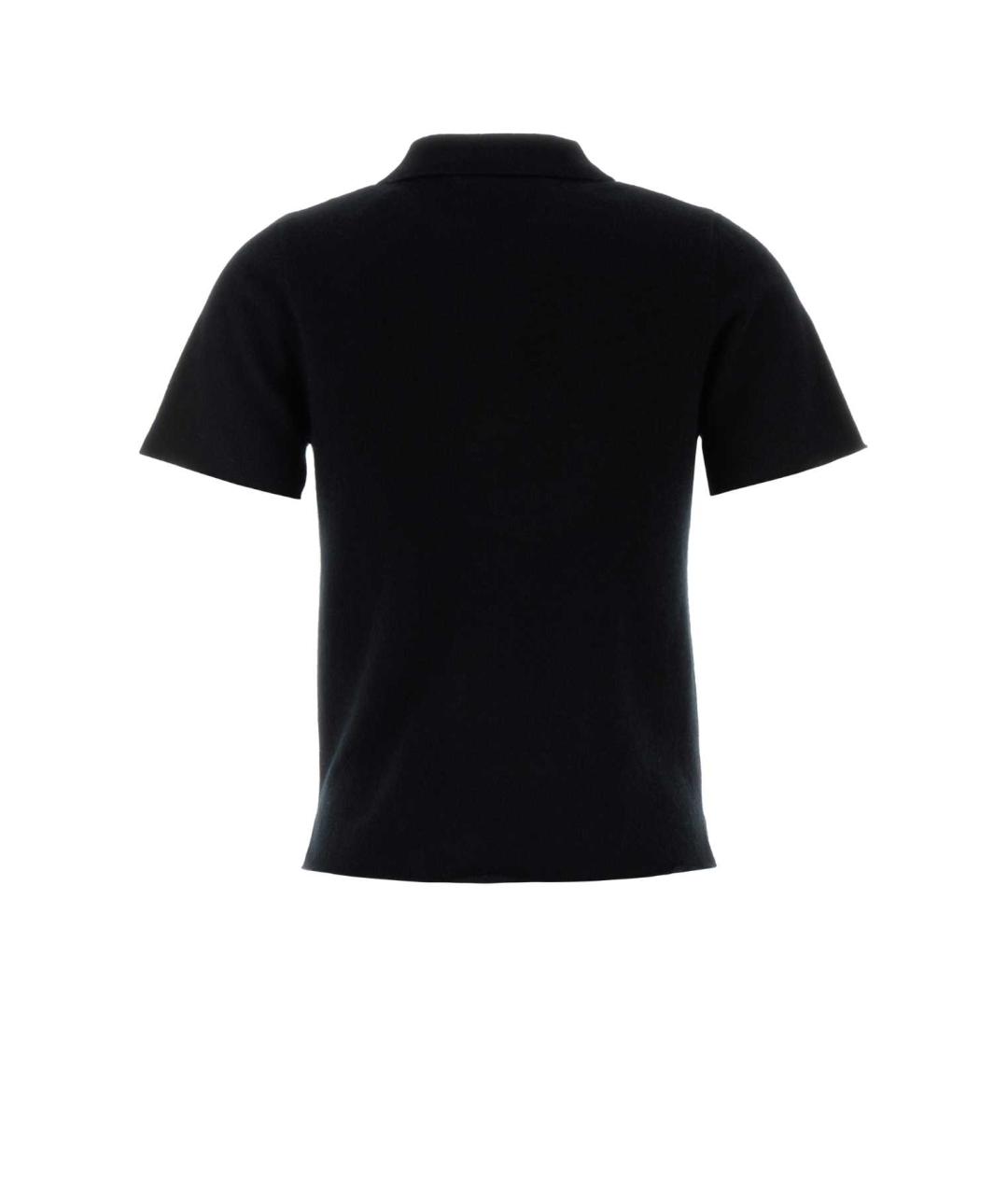 EXTREME CASHMERE Черная кашемировая футболка, фото 2