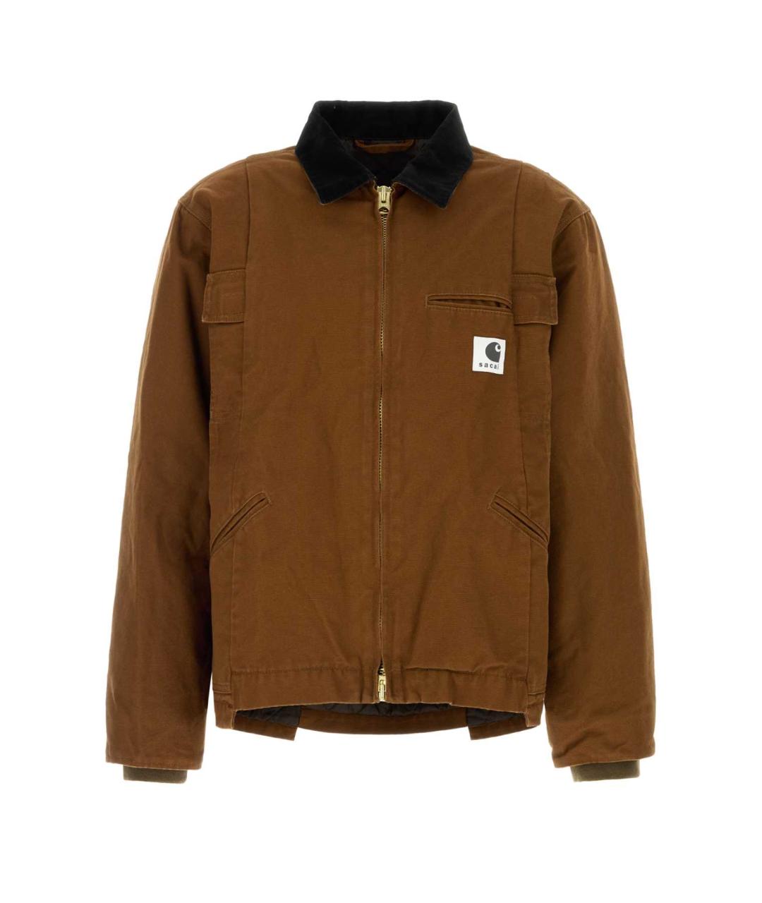 SACAI Коричневая хлопковая куртка, фото 1