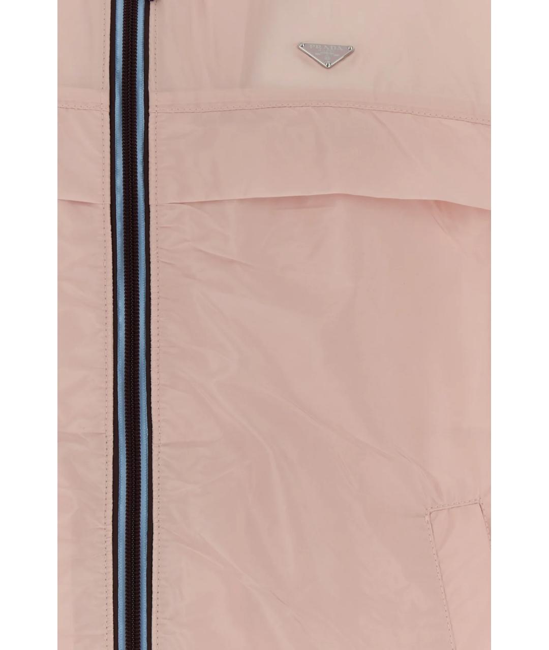 PRADA Розовая полиамидовая куртка, фото 3