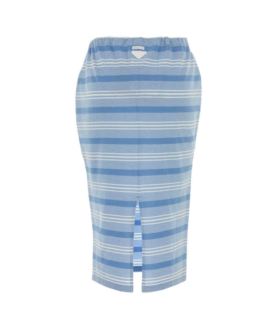 PRADA Мульти хлопковая юбка миди, фото 2