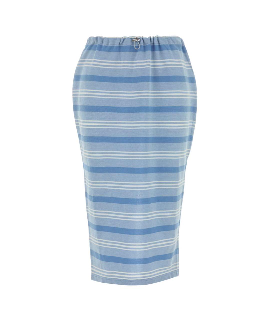 PRADA Мульти хлопковая юбка миди, фото 1