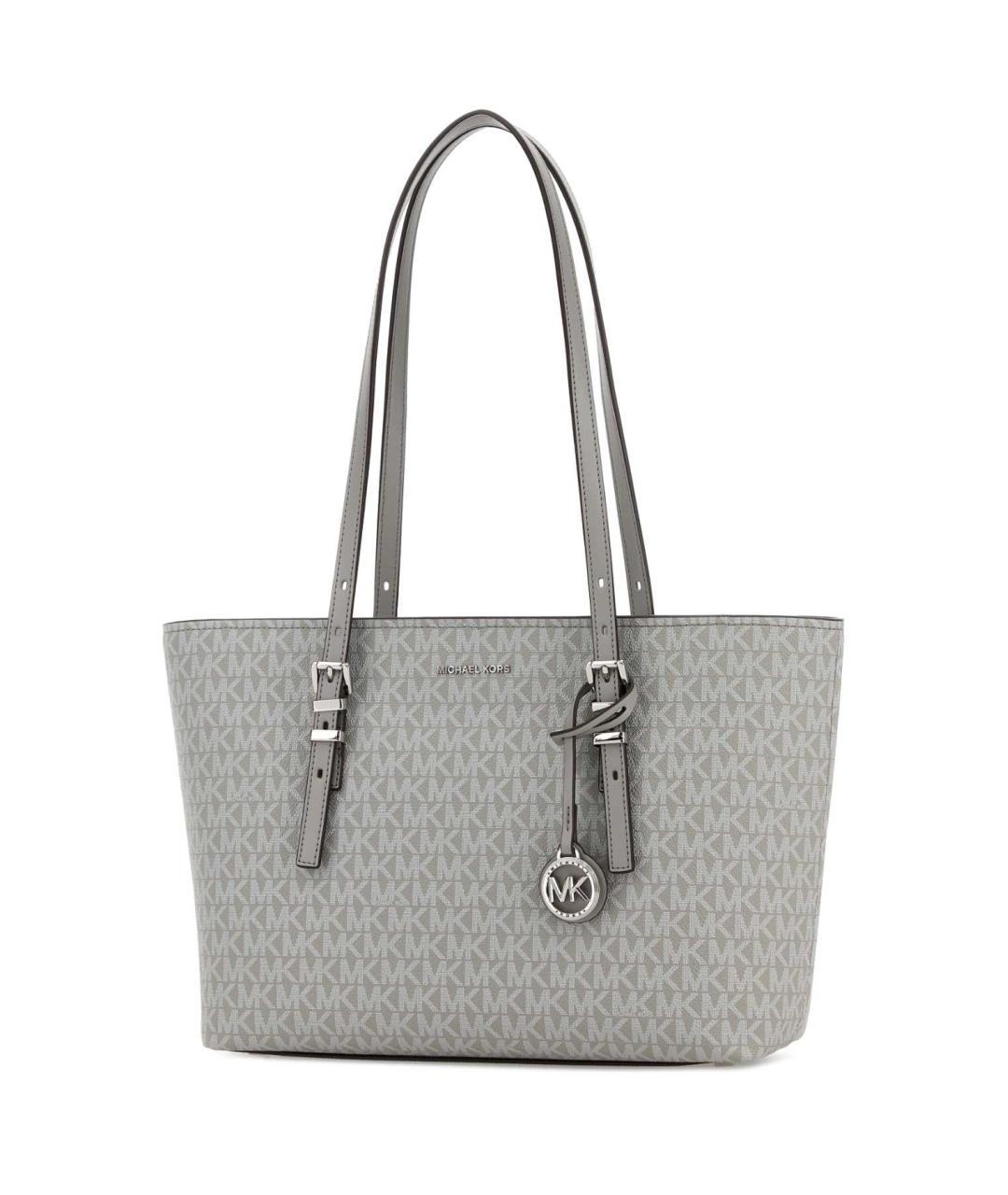 MICHAEL KORS Серая сумка тоут, фото 2