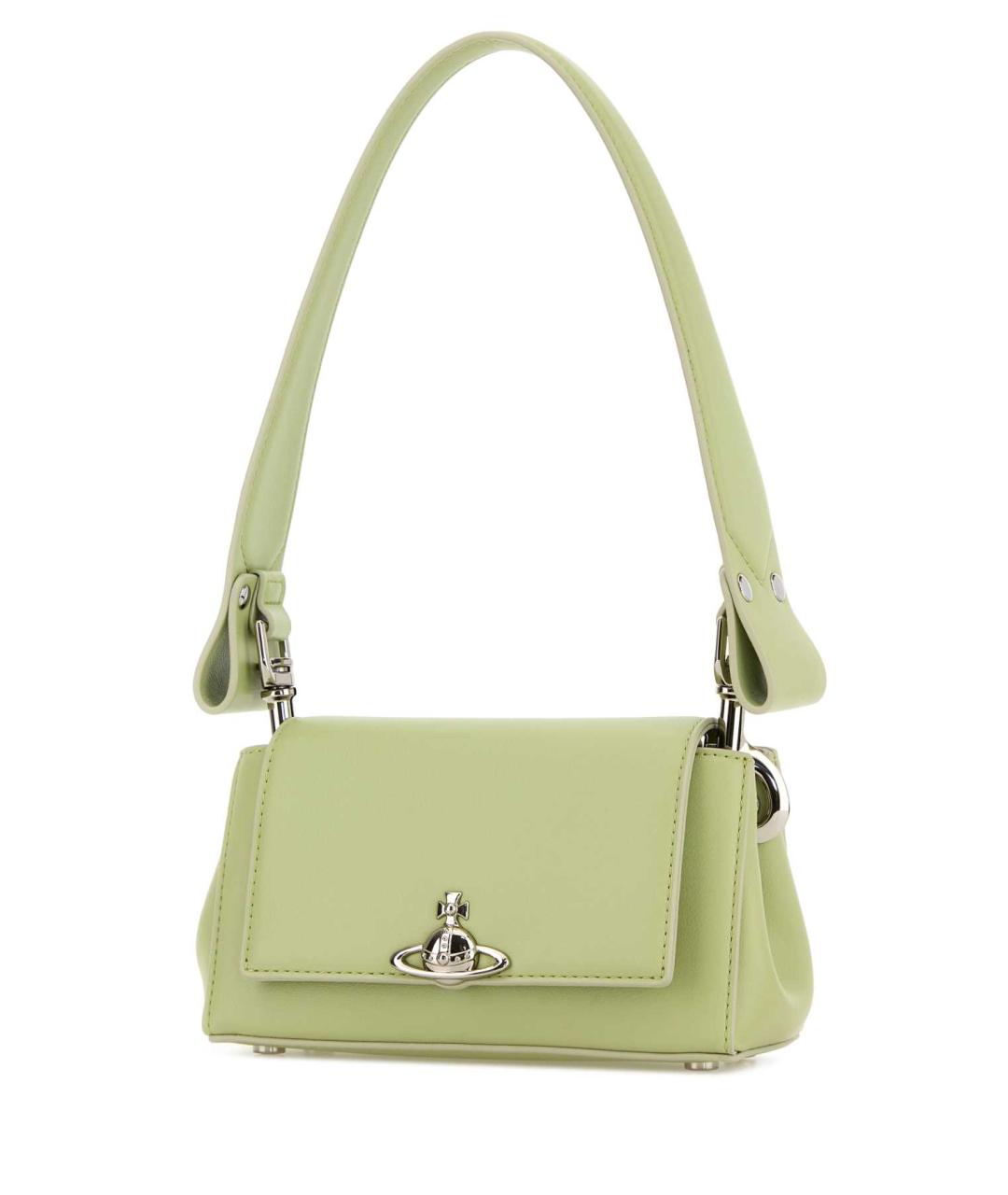 VIVIENNE WESTWOOD Зеленая сумка через плечо из искусственной кожи, фото 2