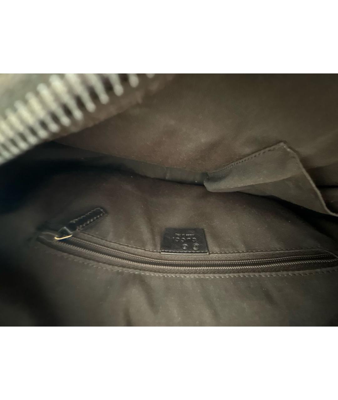 GUCCI Коричневая кожаная сумка через плечо, фото 4