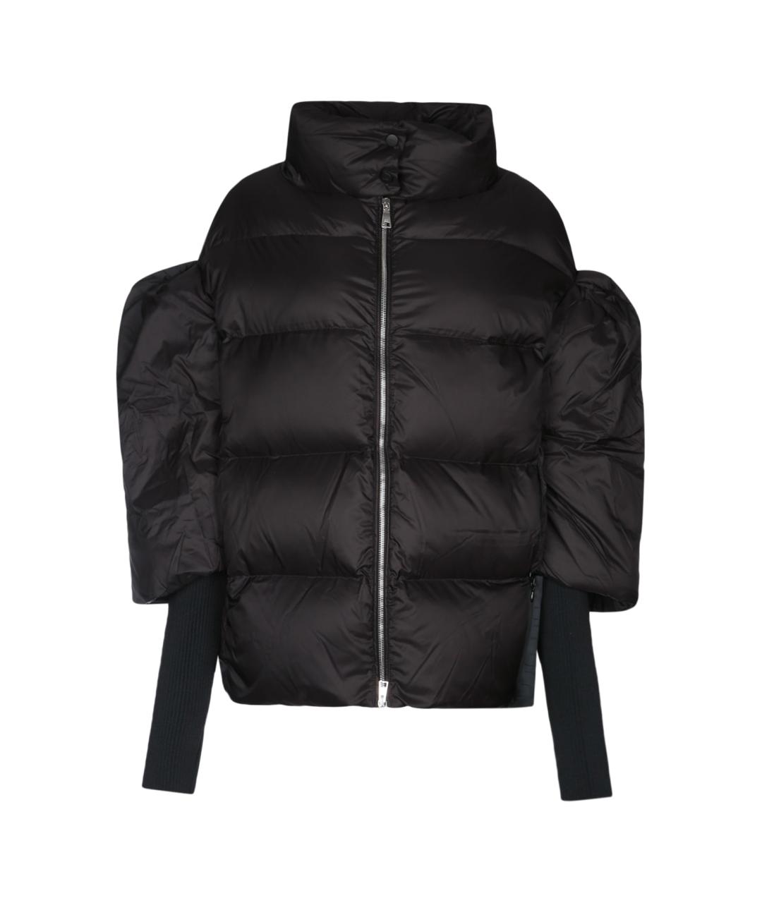 ADD Черный синтетический пуховик, фото 1