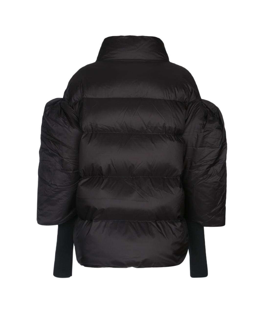 ADD Черный синтетический пуховик, фото 2