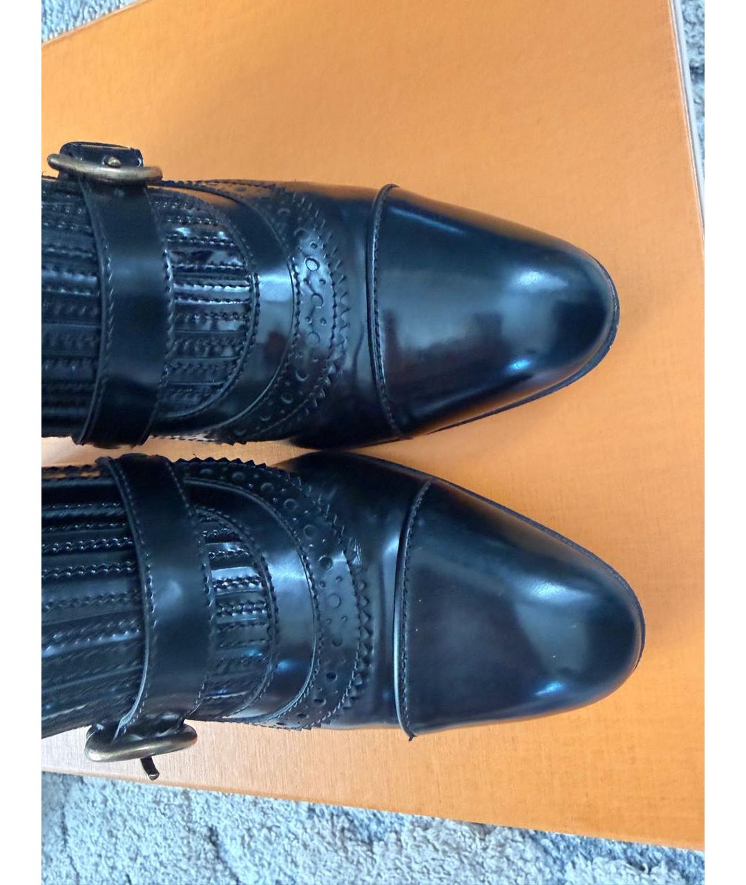 TOD'S Черные ботинки из лакированной кожи, фото 3