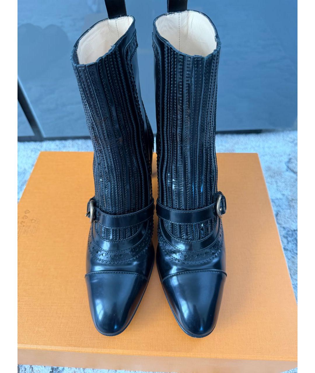 TOD'S Черные ботинки из лакированной кожи, фото 2