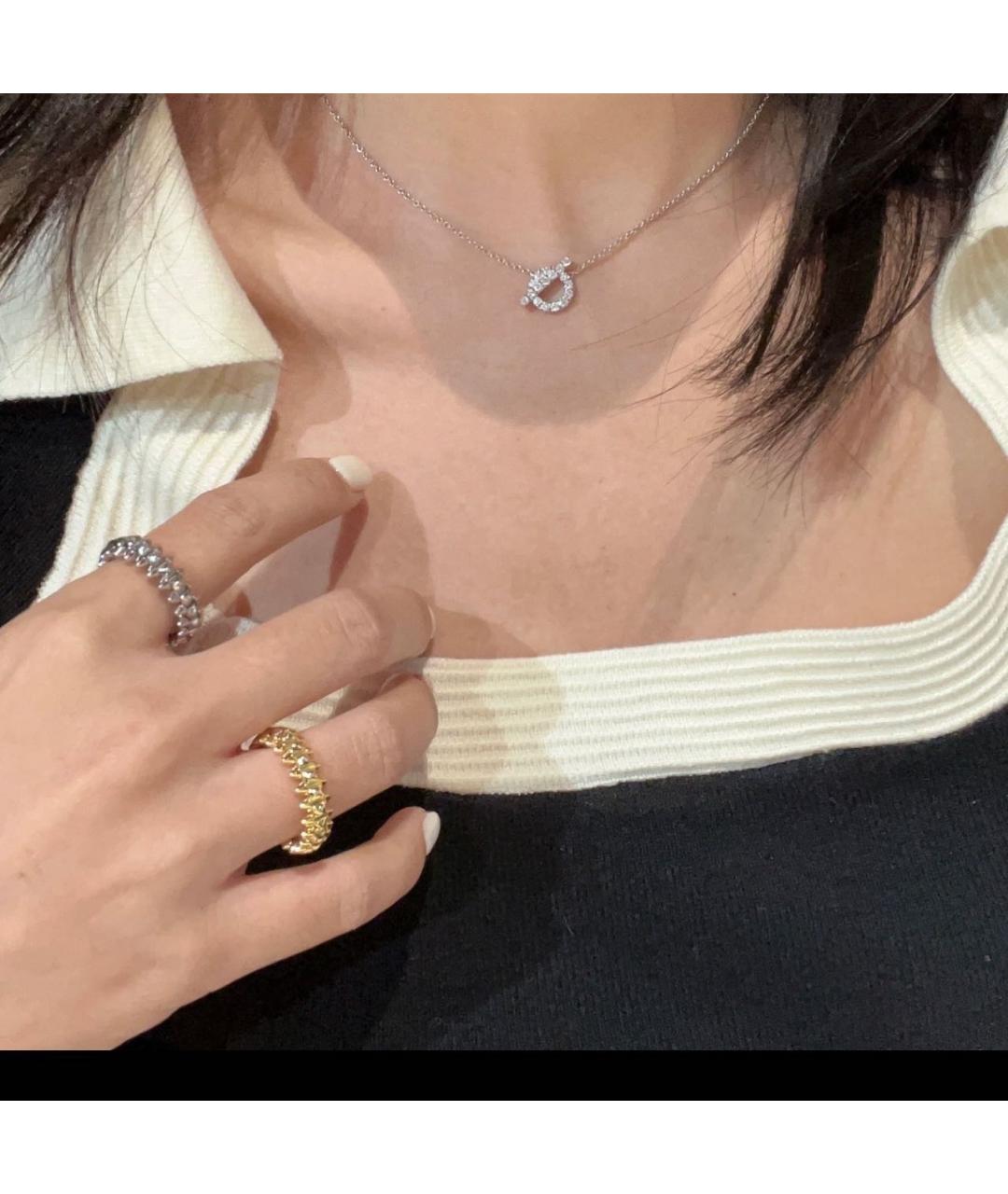 HERMES Белое колье из белого золота, фото 6