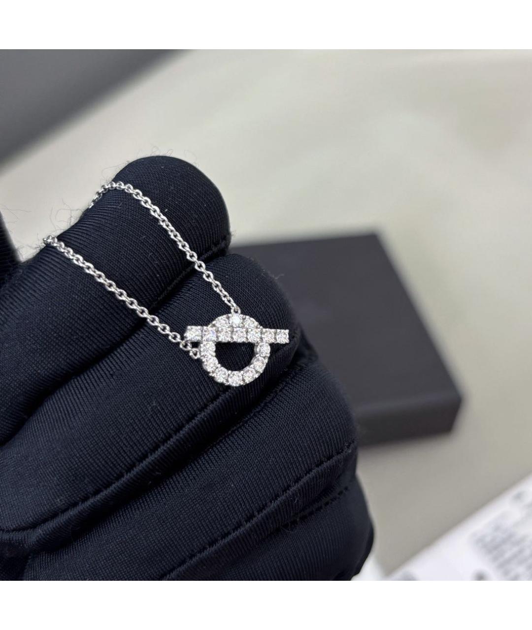 HERMES Белое колье из белого золота, фото 3