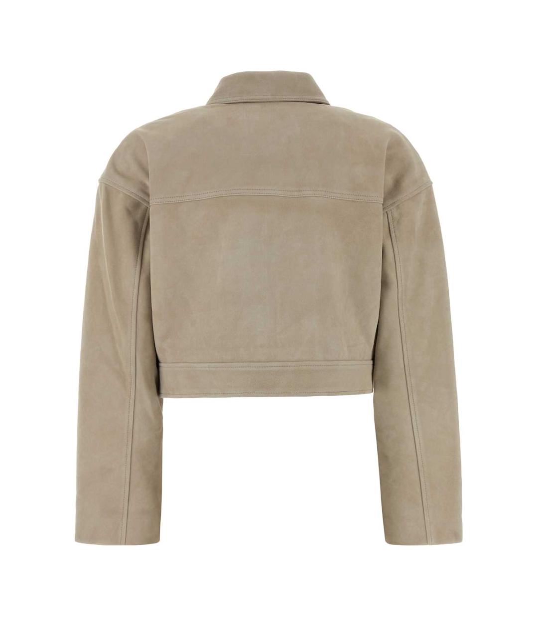 ANINE BING Бежевая замшевая куртка, фото 2