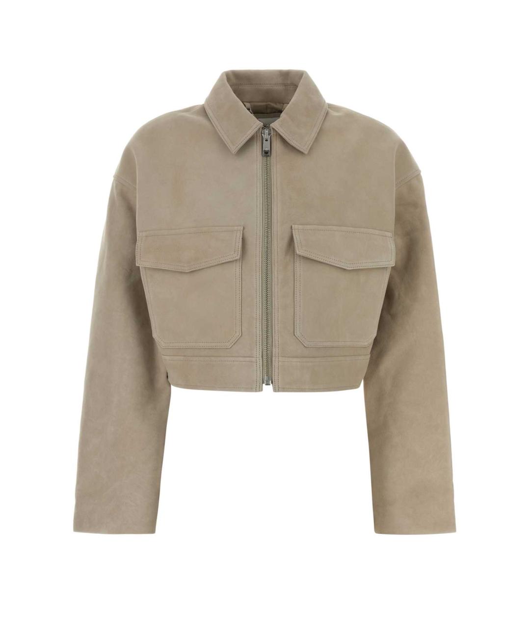 ANINE BING Бежевая замшевая куртка, фото 1