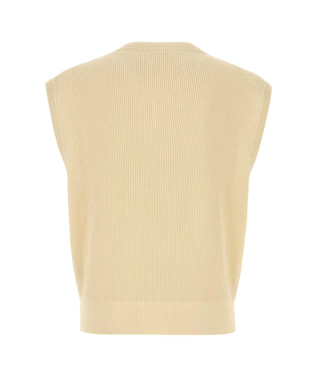 AURALEE Бежевая хлопковая жилетка, фото 2