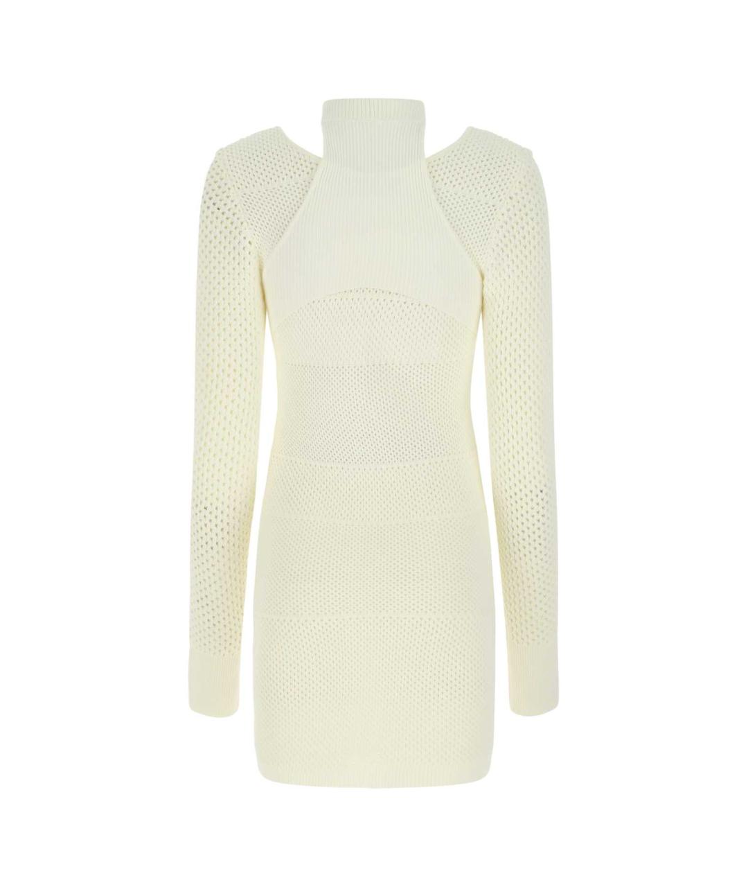 ANDREADAMO Бежевое вискозное платье, фото 2