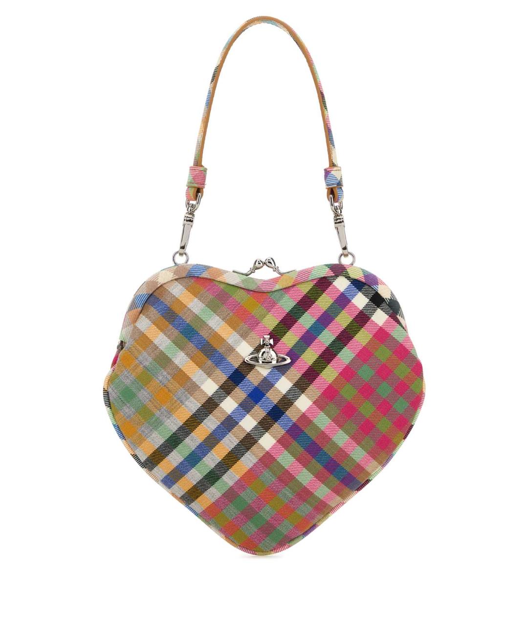 VIVIENNE WESTWOOD Мульти тканевая сумка с короткими ручками, фото 1