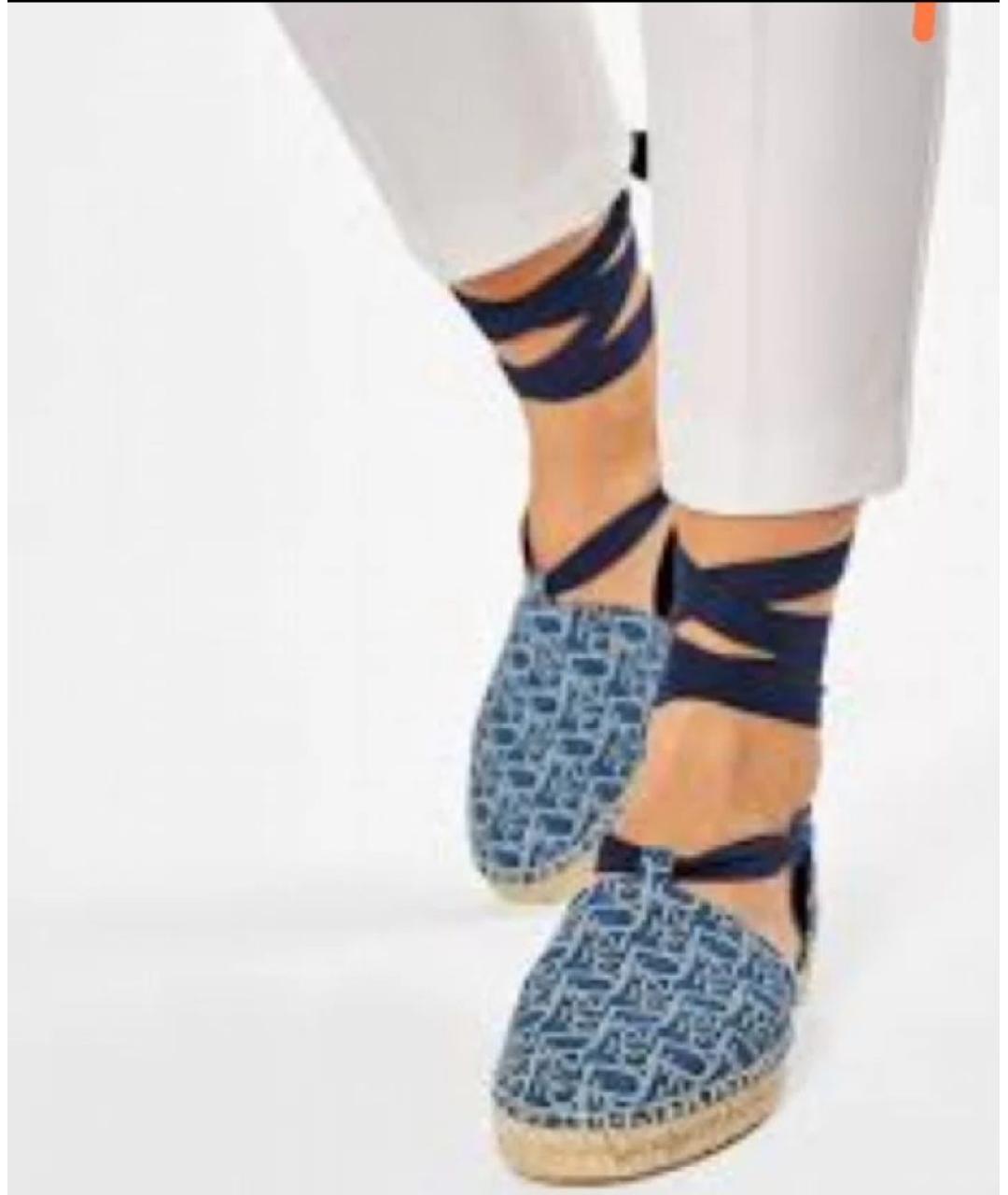 PINKO Синие текстильные эспадрильи, фото 4