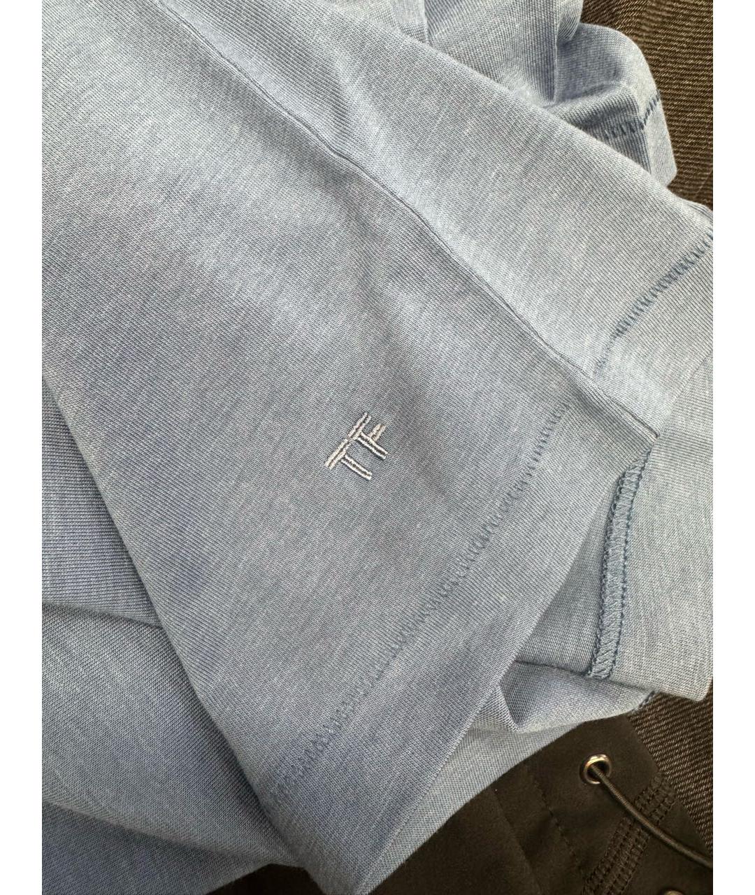 TOM FORD Синяя футболка, фото 4