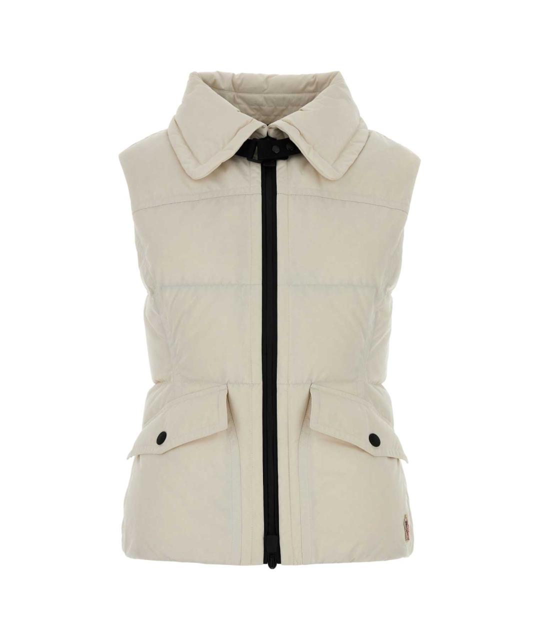 MONCLER GRENOBLE Белый полиэстеровый жилет, фото 1