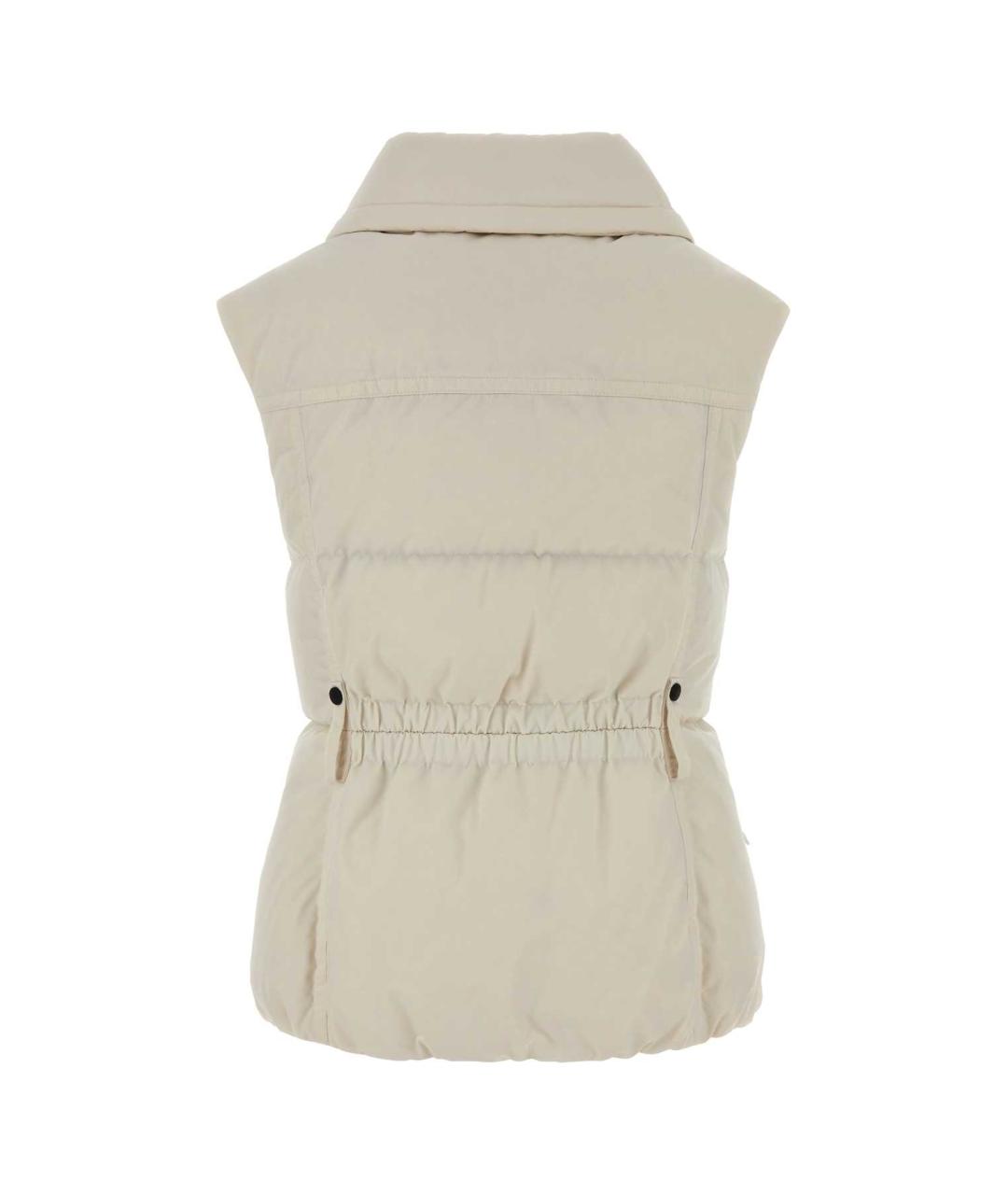 MONCLER GRENOBLE Белый полиэстеровый жилет, фото 2