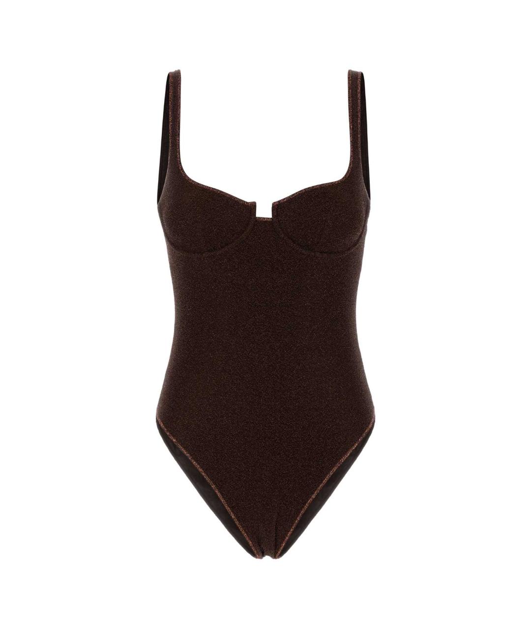 OSEREE Коричневый синтетический купальник, фото 1