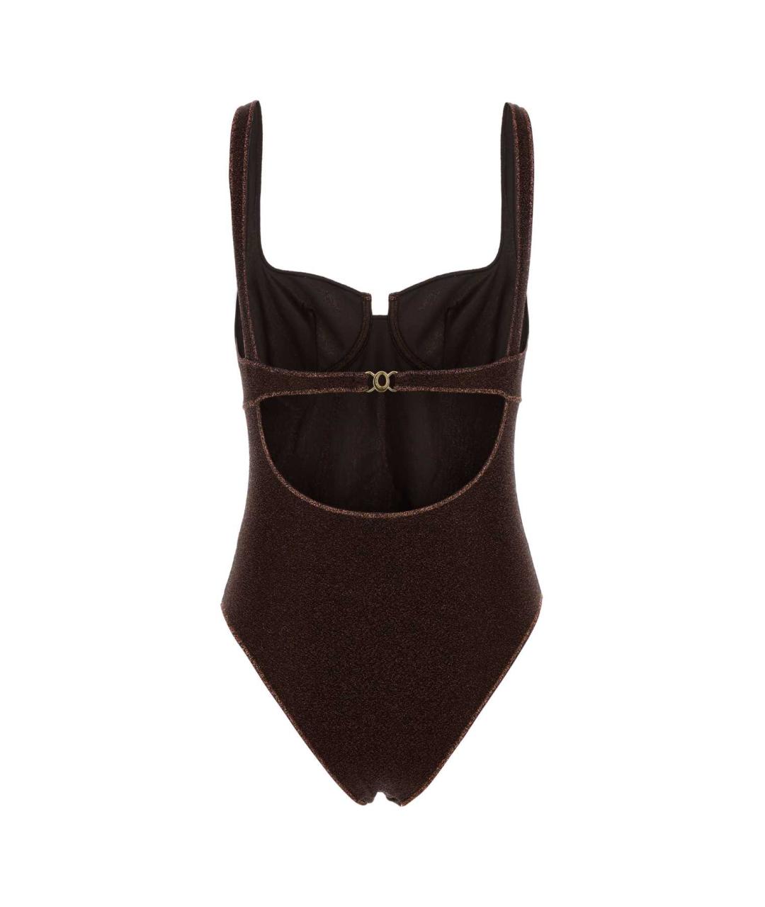 OSEREE Коричневый синтетический купальник, фото 2