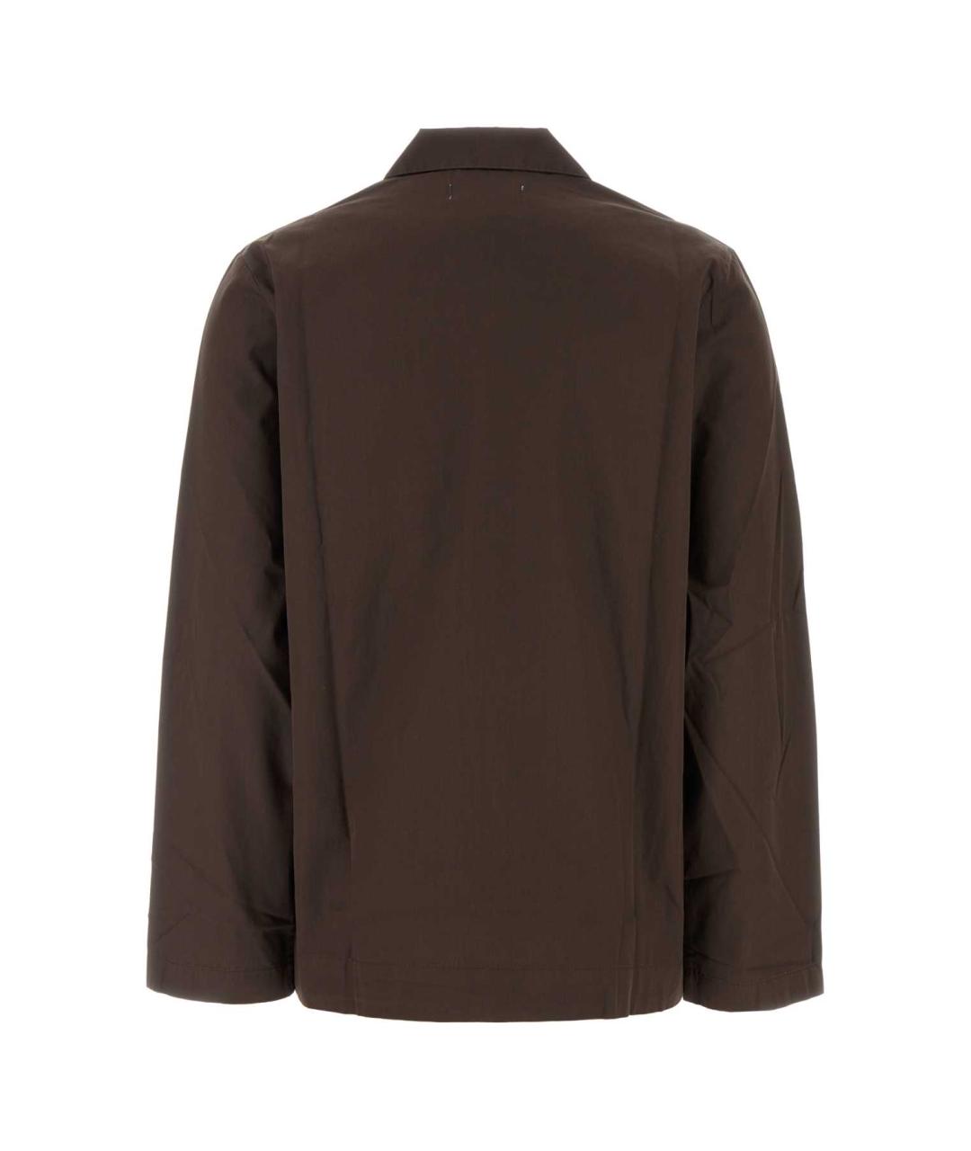 TEKLA Коричневая хлопковая рубашка, фото 2