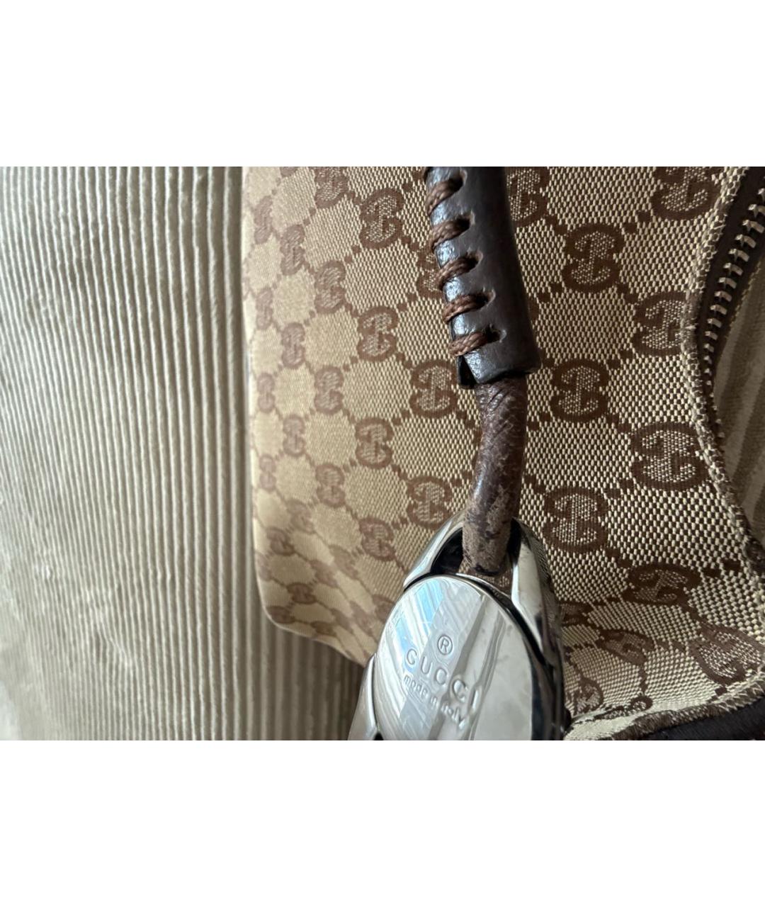 GUCCI Коричневая сумка с короткими ручками, фото 5