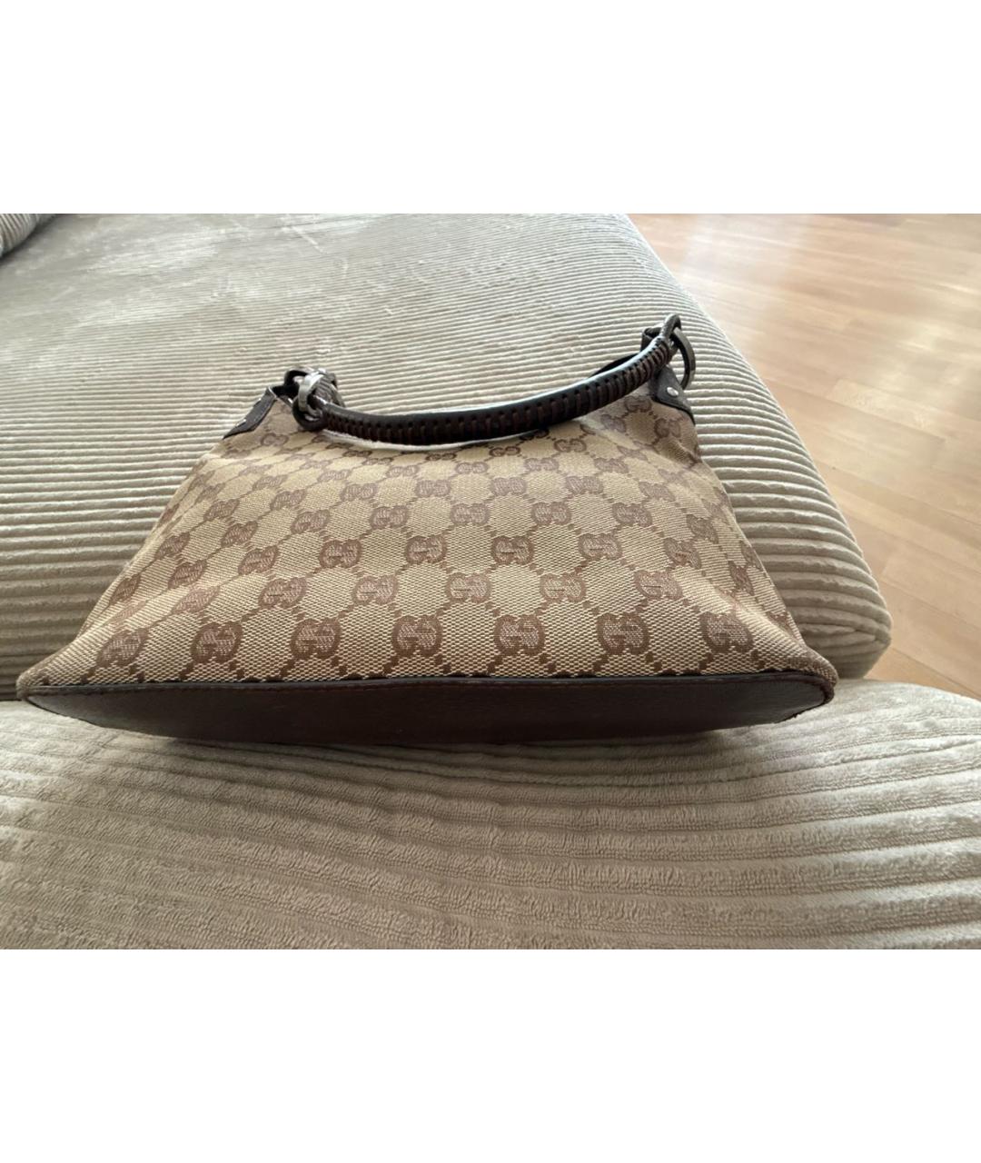 GUCCI Коричневая сумка с короткими ручками, фото 4