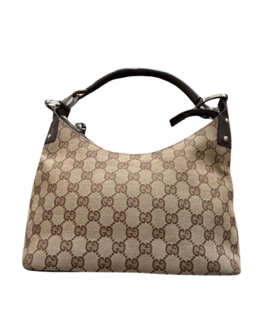 GUCCI Коричневая сумка с короткими ручками, фото 1