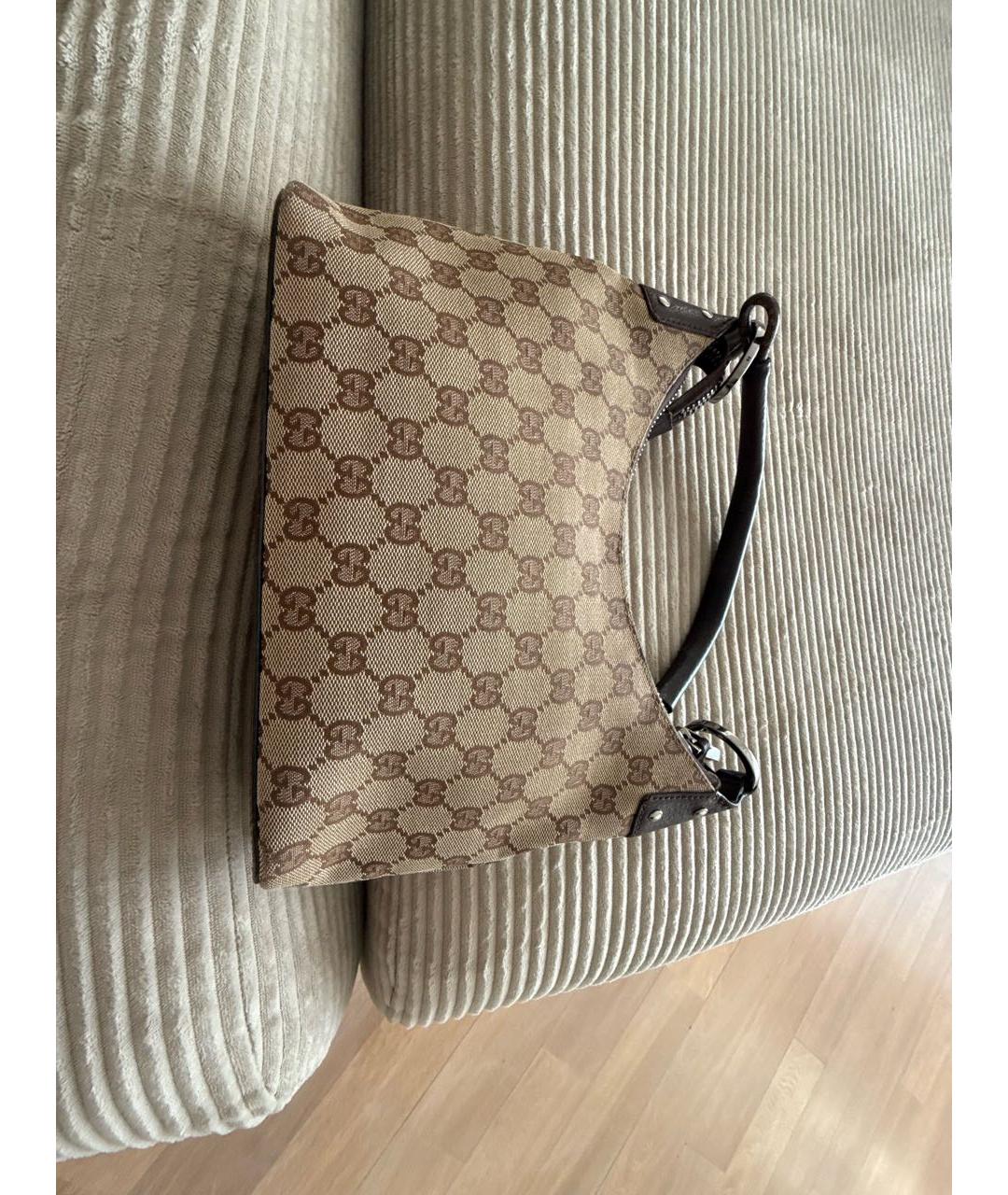 GUCCI Коричневая сумка с короткими ручками, фото 3