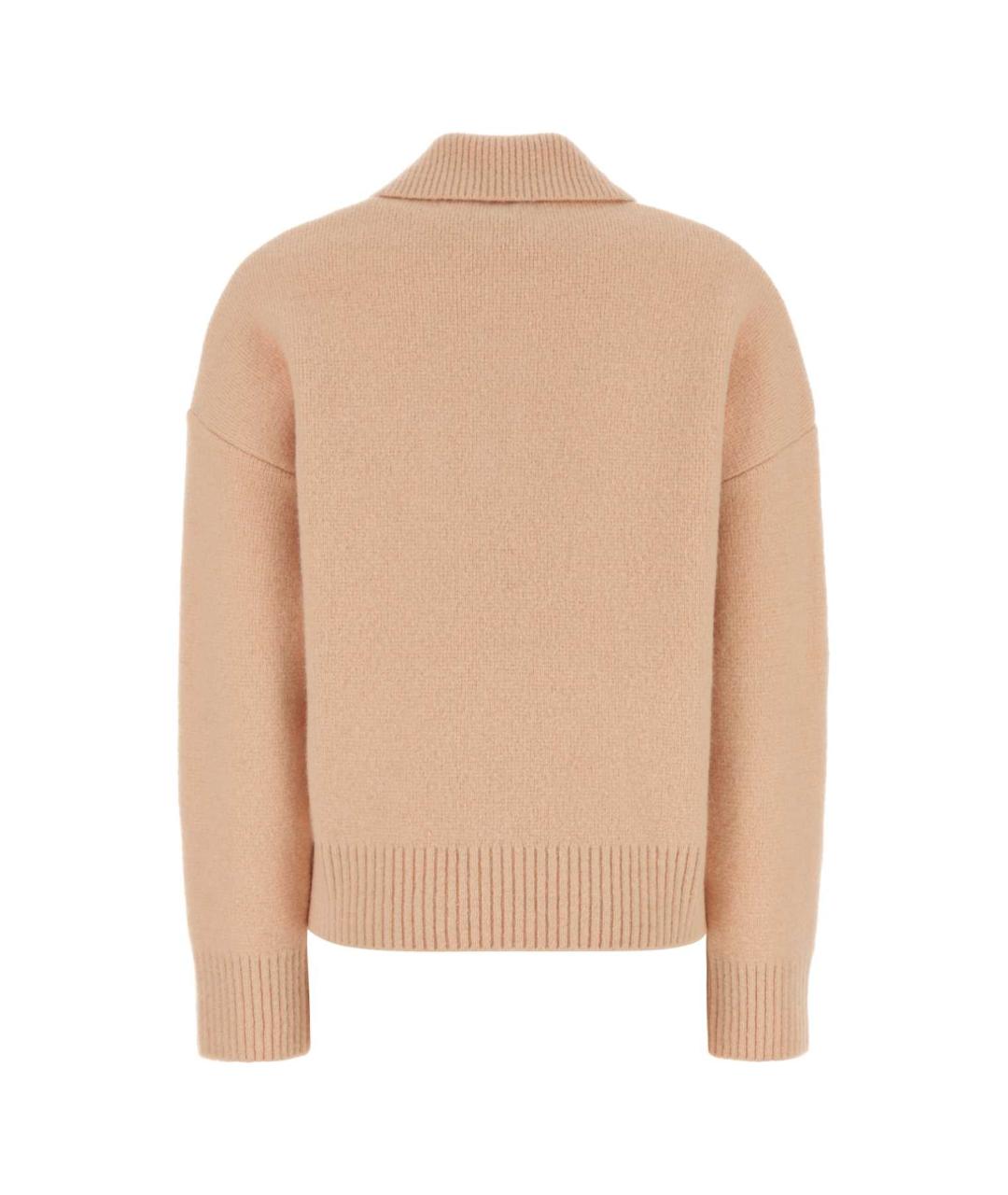 Ami Paris Розовый шерстяной джемпер / свитер, фото 2