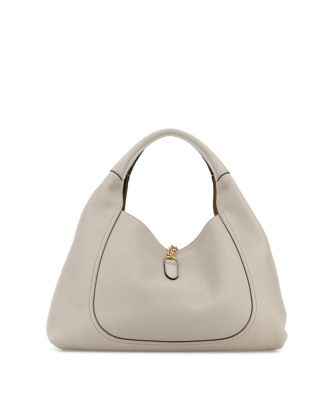 GUCCI Серая кожаная сумка через плечо, фото 3