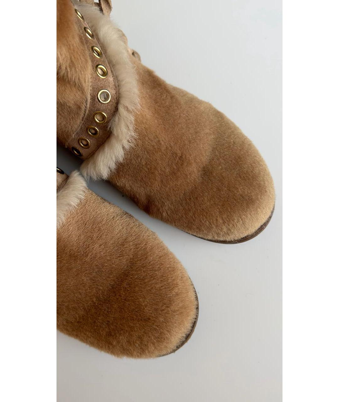 JIMMY CHOO Бежевые полусапоги, фото 5