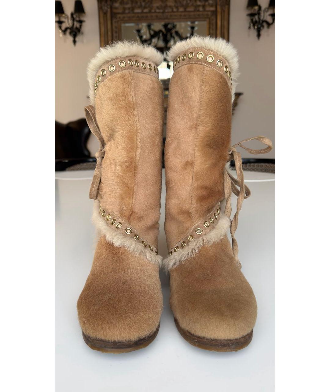 JIMMY CHOO Бежевые полусапоги, фото 2