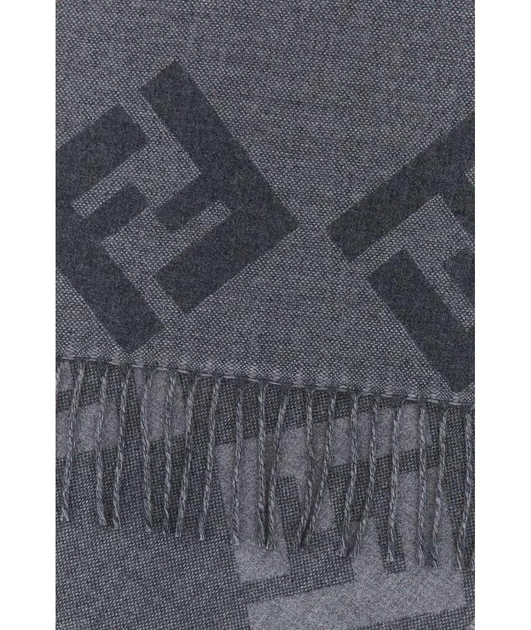 FENDI Мульти шерстяной шарф, фото 2