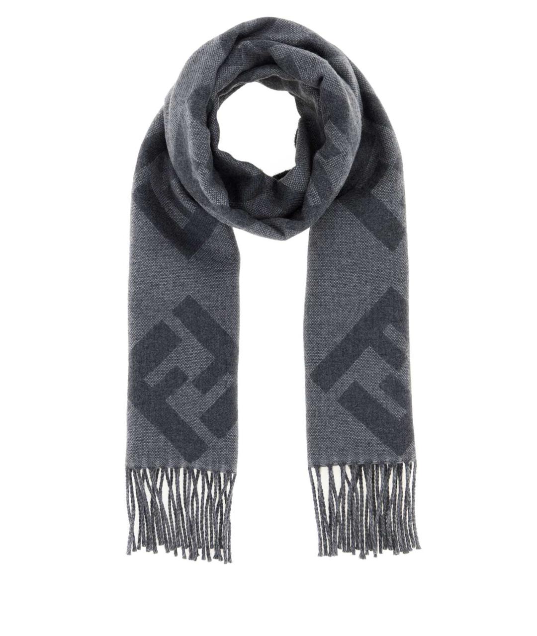 FENDI Мульти шерстяной шарф, фото 1