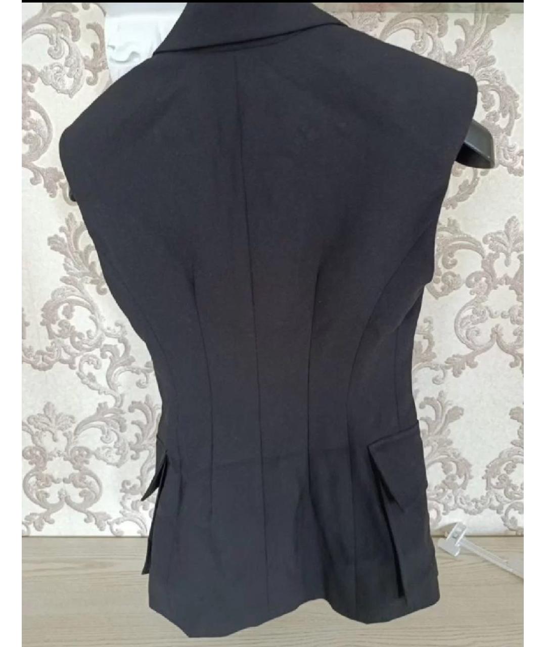 PINKO Черный полиэстеровый жилет, фото 2