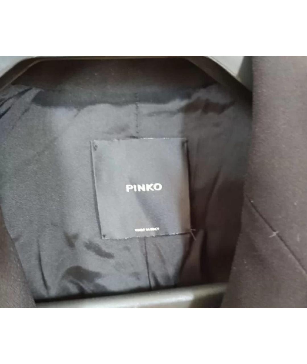 PINKO Черный полиэстеровый жилет, фото 4